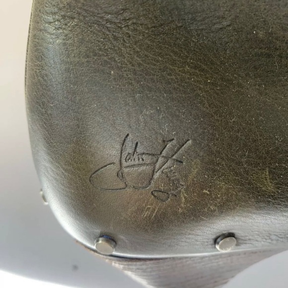 JOHN FLUEVOG RULES LOW PATTI BOOTS Studded Sz 6.5 - Picture 3 of 11